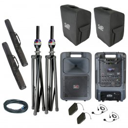 Sound Machine SM5 UHF Bodypack Dual Deluxe Package by Sound Projections