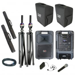 Sound Machine SM5 UHF Handheld and Bodypack Dual Deluxe Package by Sound Projections