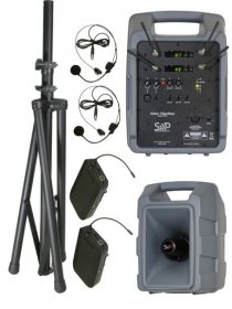 Voice Machine VM2D Digital Bodypack and Handheld Mic Dual Package by Sound Projections