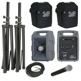 Voice Machine VM2 UHF Wireless Handheld Mic Deluxe Package by Sound Projections
