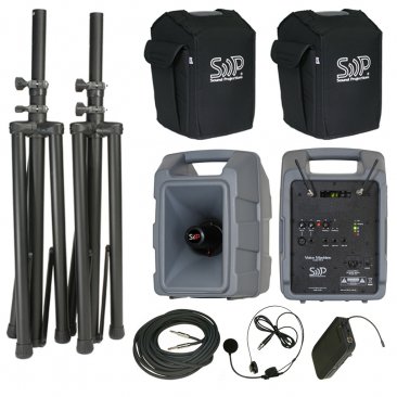 Voice Machine VM2 UHF Wireless Bodypack Deluxe Package by Sound Projections